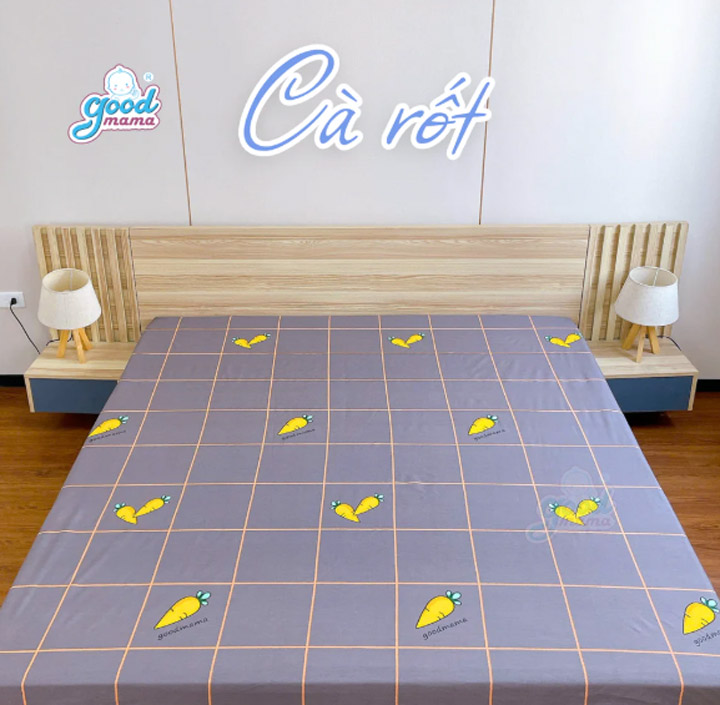 Ga Chống Thấm Cao Cấp Goodmama - Mẫu Cà rốt