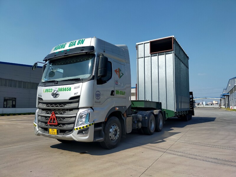 Vận tải bằng xe Container