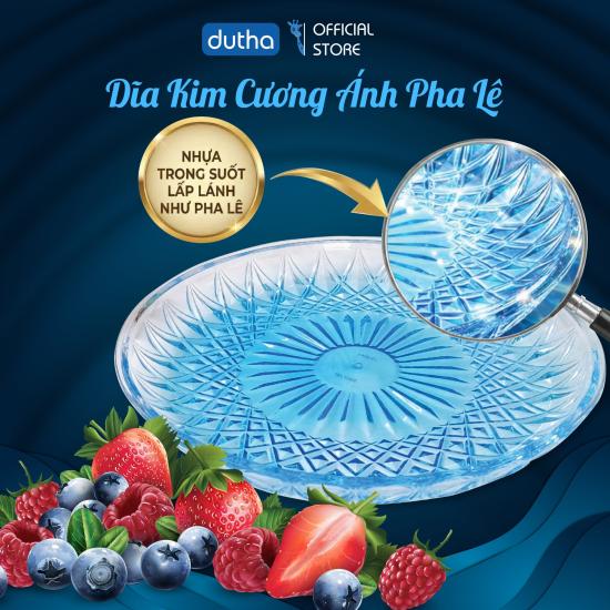Dĩa Kim Cương ánh Pha Lê