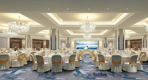 Thảm cuộn hoa văn sảnh tiệc