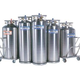 Khí N2 lỏng dạng bình lỏng và bồn chứa