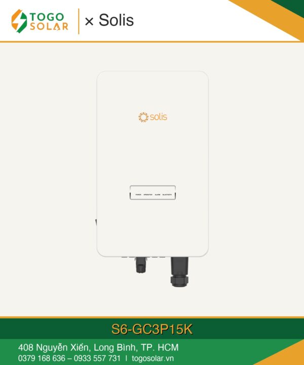 Inverter Solis hòa lưới 15kW S6-GC3P15K