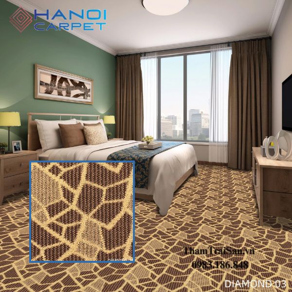 Thảm trải sàn hoa văn Diamond