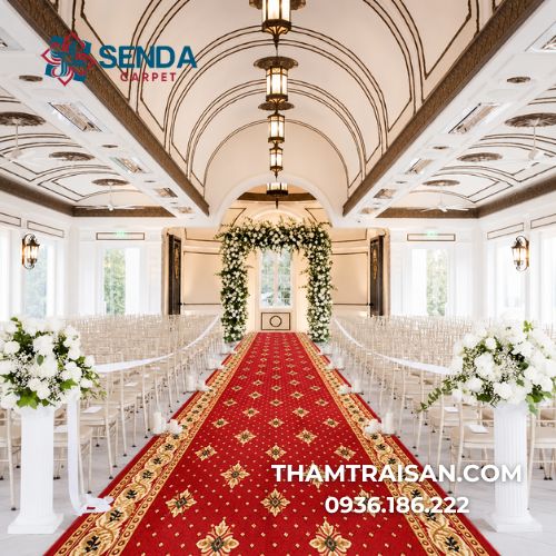 Thảm len sự kiện phong cách