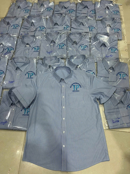 May đồng phục theo yêu cầu