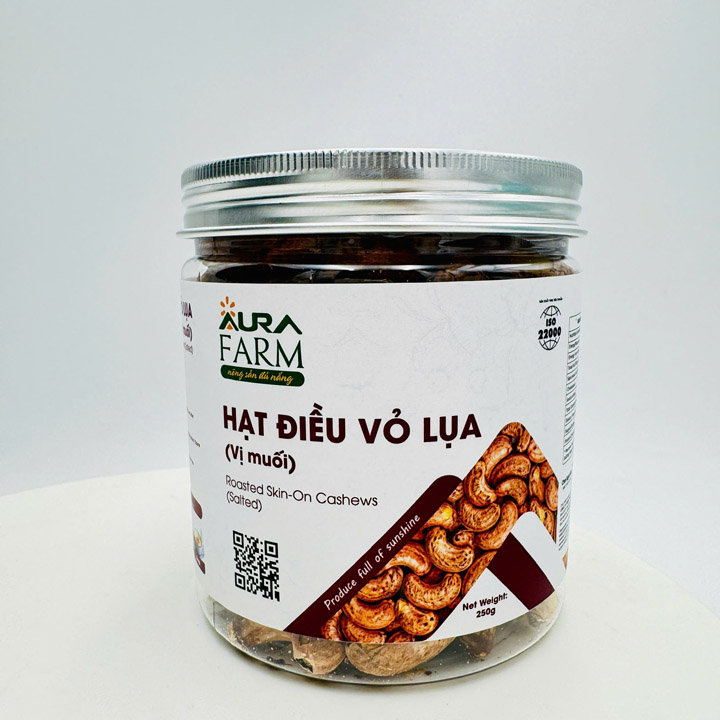 Hạt điều vỏ lụa vị muối