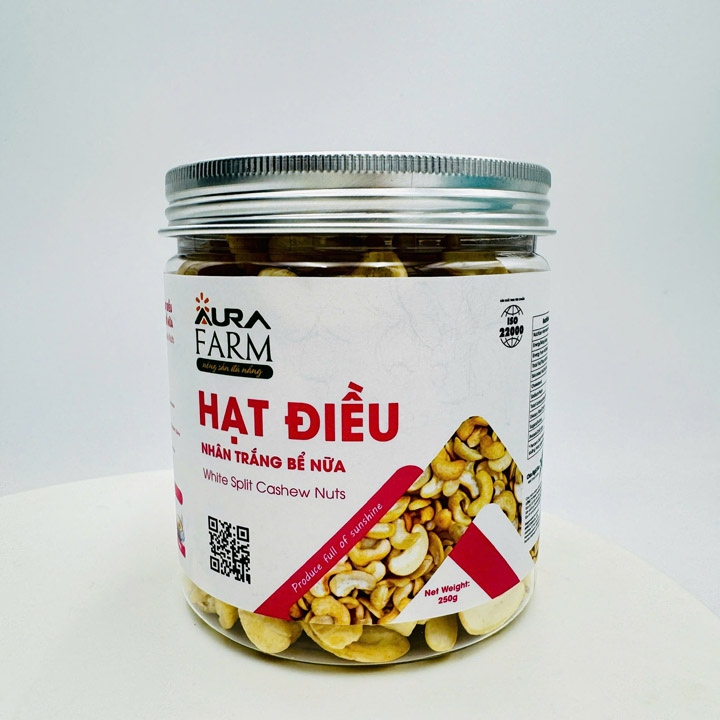 Hạt điều nhân trắng bể nửa