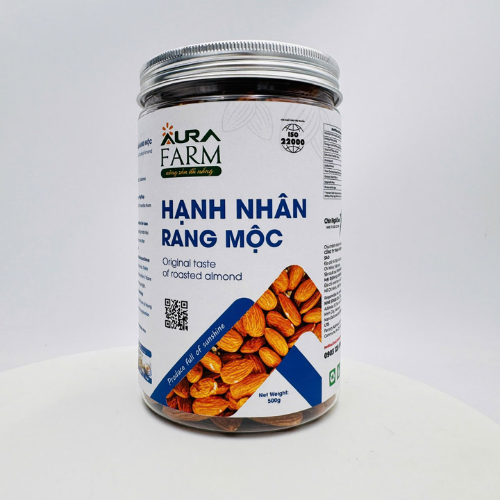 Hạnh nhân rang mộc