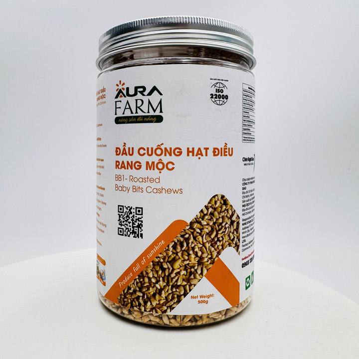 Đầu cuống hạt điều rang mộc