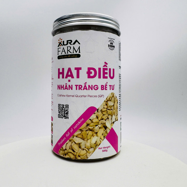 Hạt điều nhân trắng bể tư