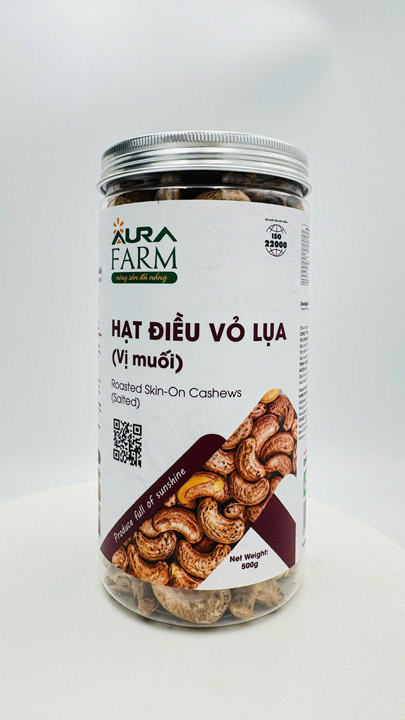 Hạt điều vỏ lụa vị muối