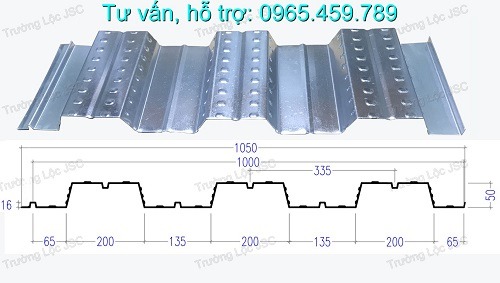 Sàn deck H50W1000