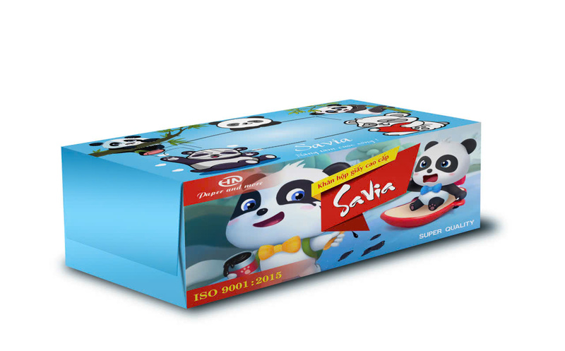 Khăn hộp giấy cao cấp Savia