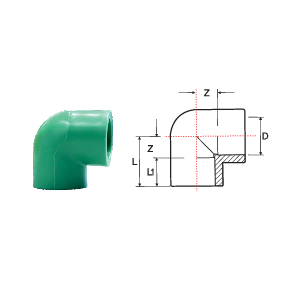 Cút 90 độ PPR