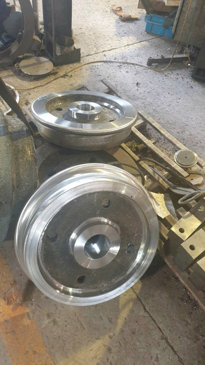 Bánh xe cầu Trục thép C45