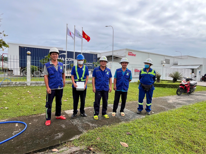 Thu gom bùn thải, thông súc rửa áp lực