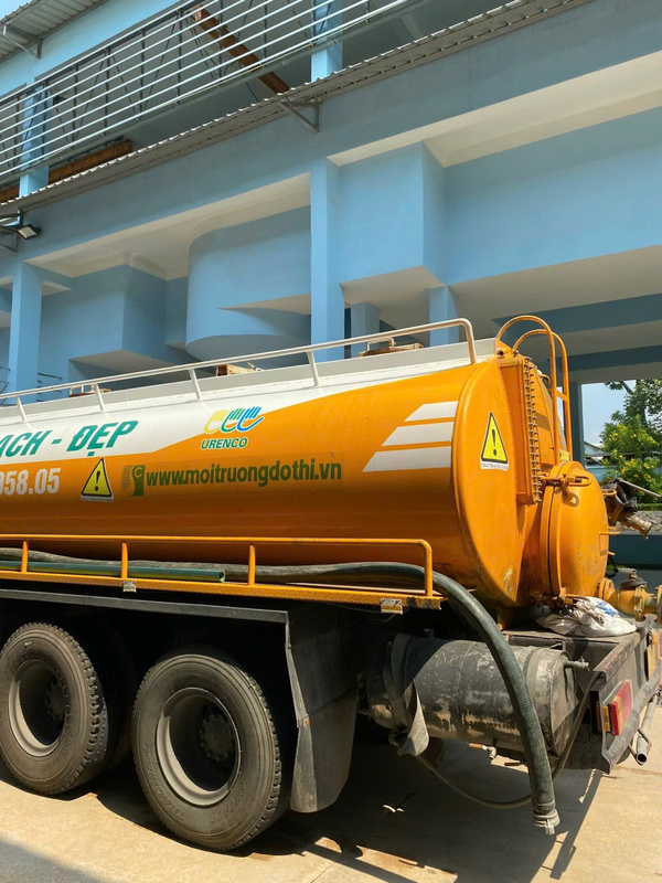 Thu gom bùn thải, thông súc rửa áp lực