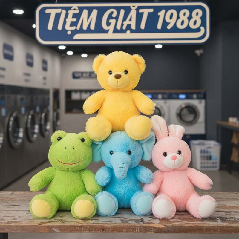 Giặt thú nhồi bông