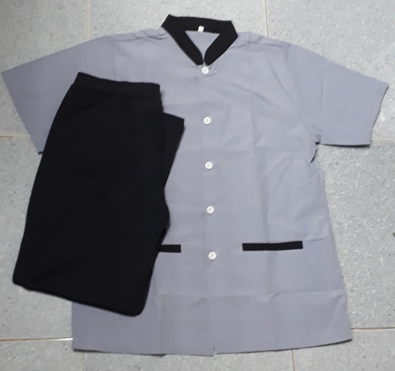 Bộ tạp vụ vải Kate