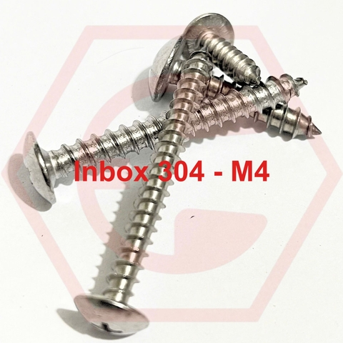Vít gỗ dù 304 M4