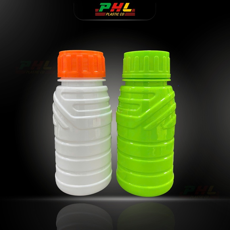 Chai PET 250ml tròn vai gân