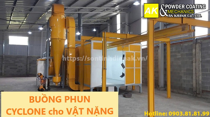 Buồng phun sơn tĩnh điện