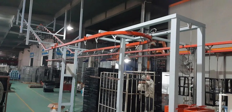 Lắp đặt dây chuyền sơn tĩnh điện