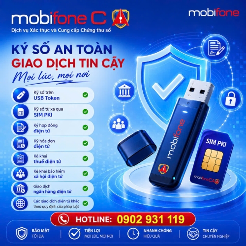 Chữ Ký Số - MobiFone CA