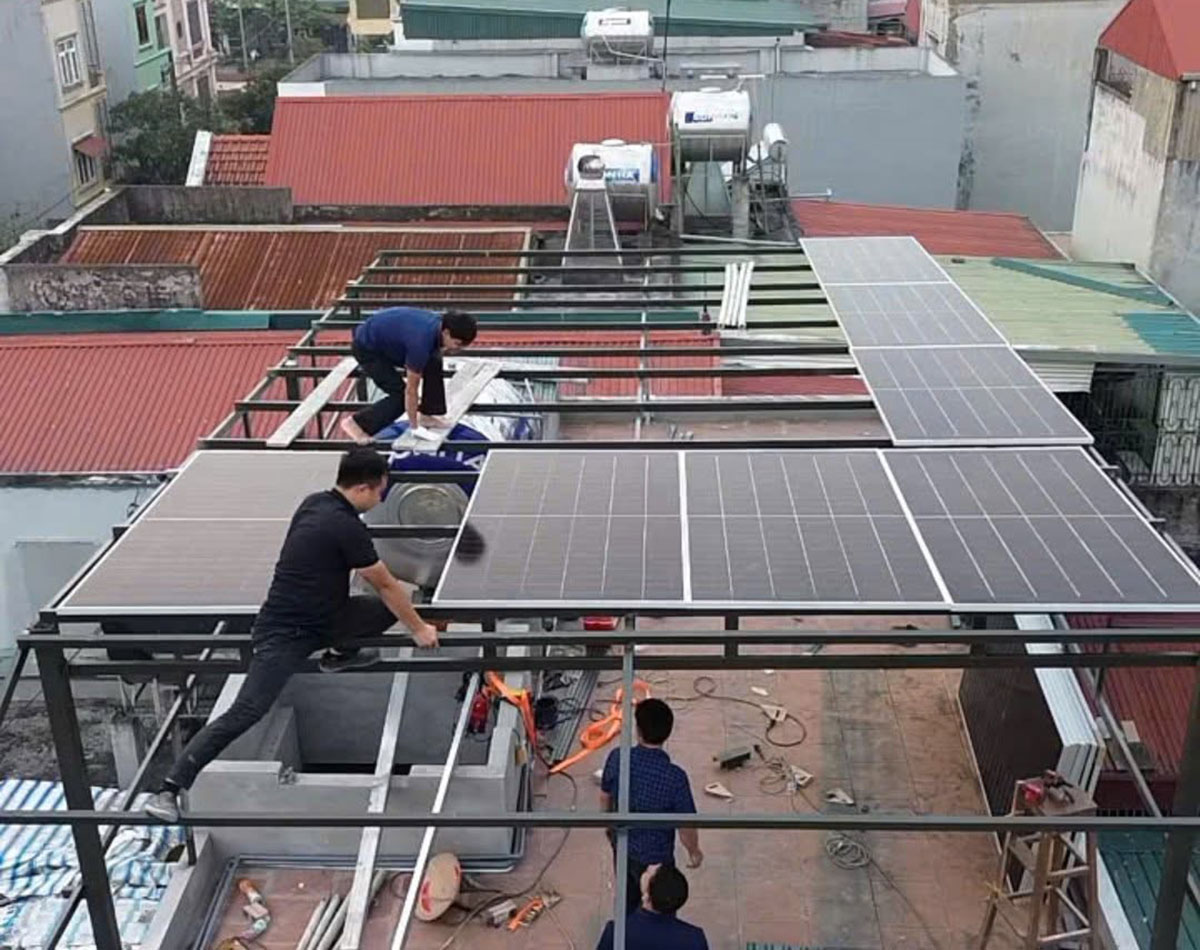 Thi công điện năng lượng mặt trời