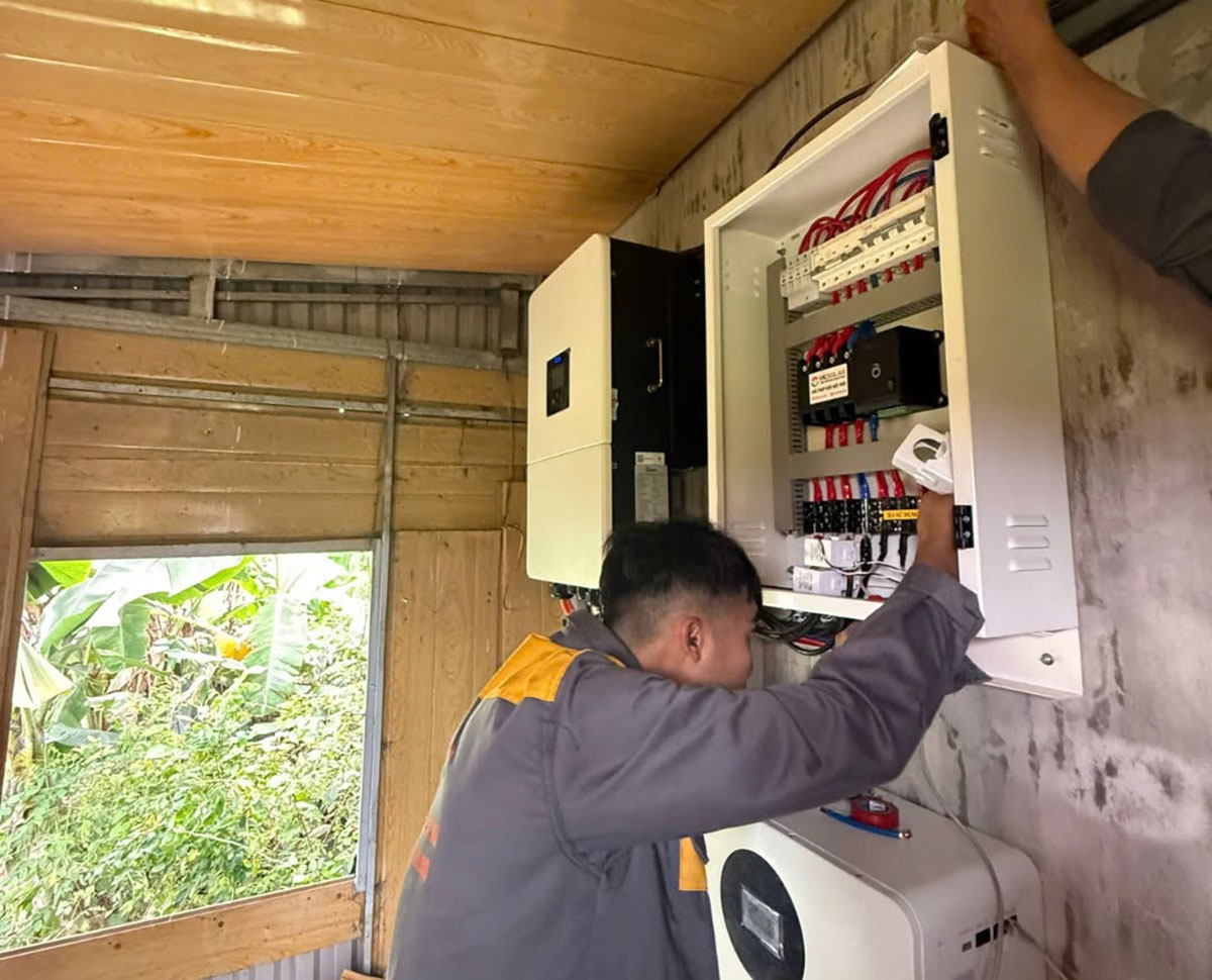 Thi công điện năng lượng mặt trời