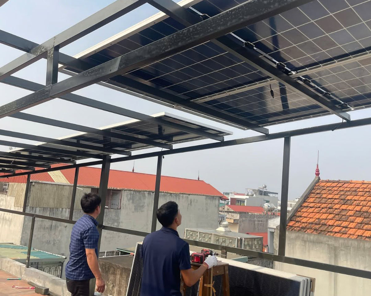 Thi công điện năng lượng mặt trời