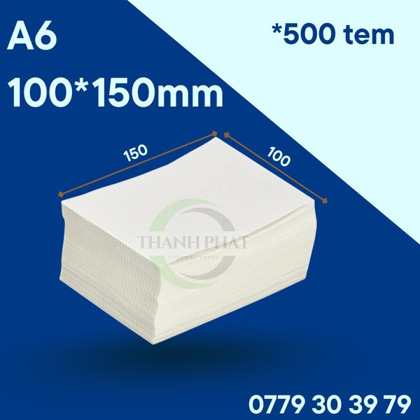 Tem vận đơn A6 - 100*150mm dạng tệp