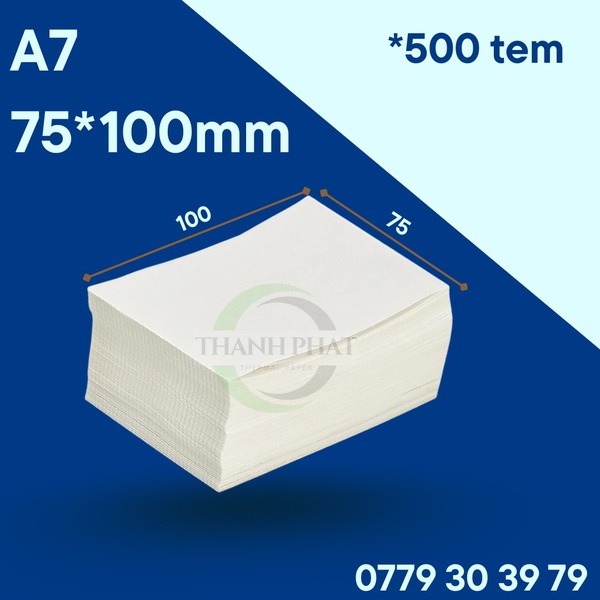 Tem vận đơn A7 - 75*100mm dạng tệp