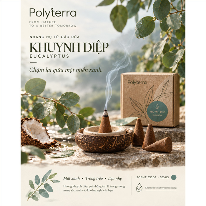 Nhang Nụ Gáo Dừa Hương Khuynh Diệp