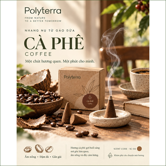 Nhang Nụ Gáo Dừa Hương Cà Phê