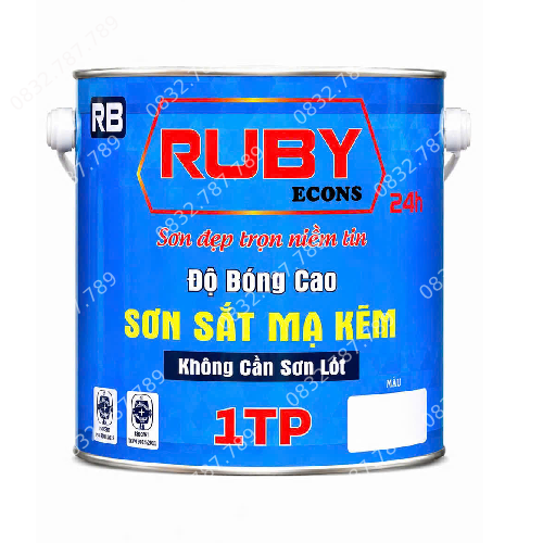 Sơn sắt mạ kẽm Ruby 24h