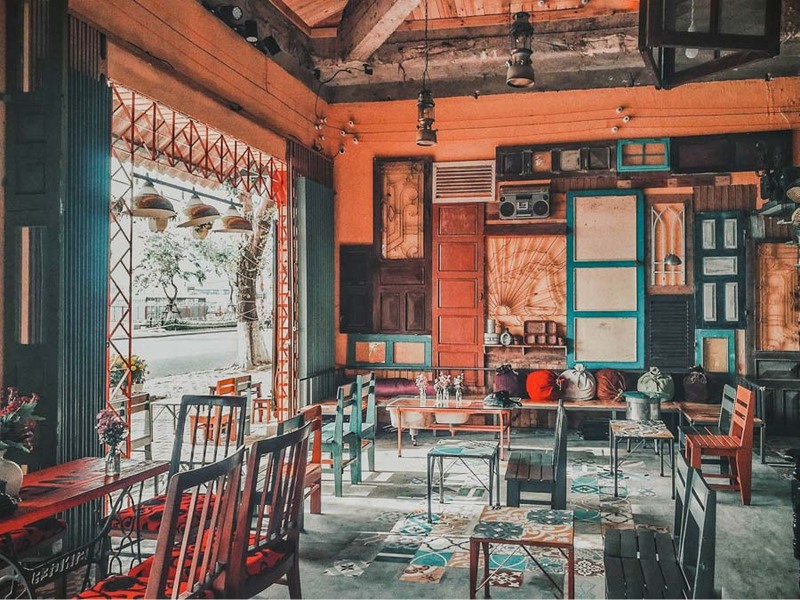 Thiết kế, thi công nội thất quán cafe phong cách Vintage