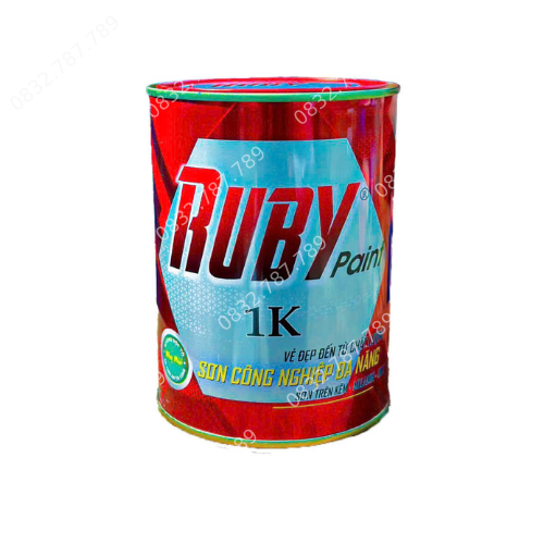 Sơn công nghiệp đa năng 1K sơn Ruby (800mL)