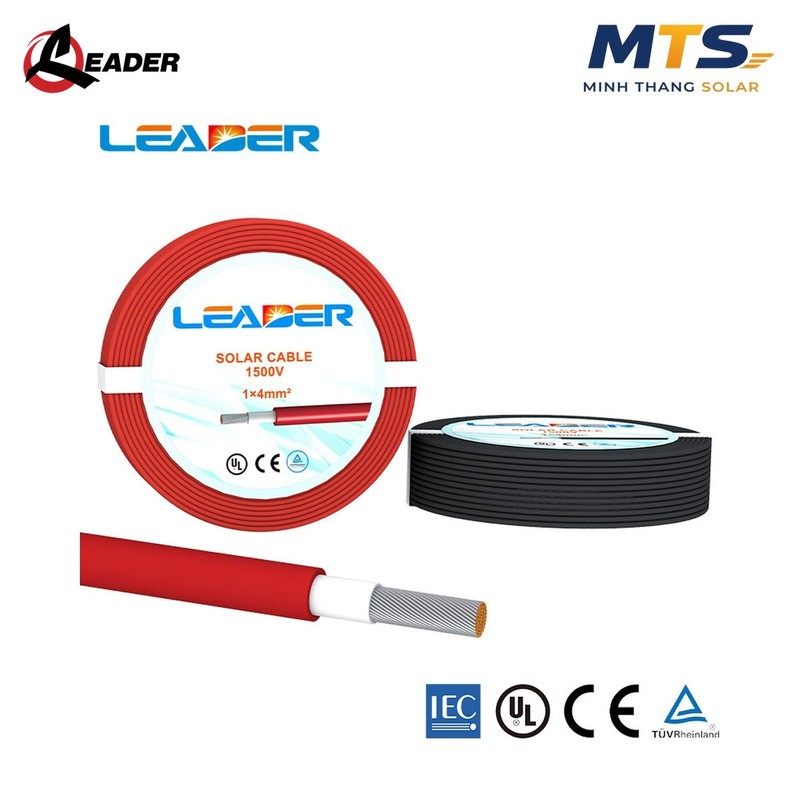 Cáp Solar DC Leader 4mm2