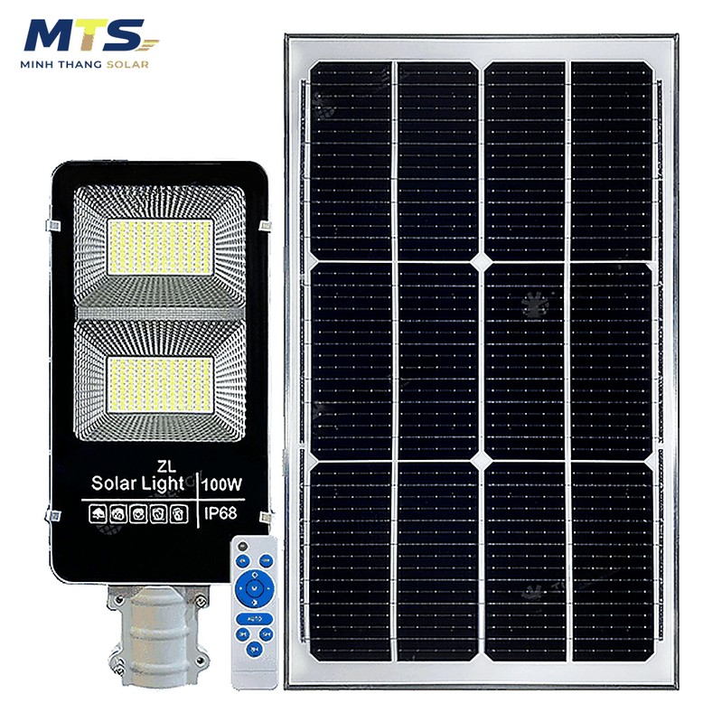 Đèn bàn chải Solar 100w