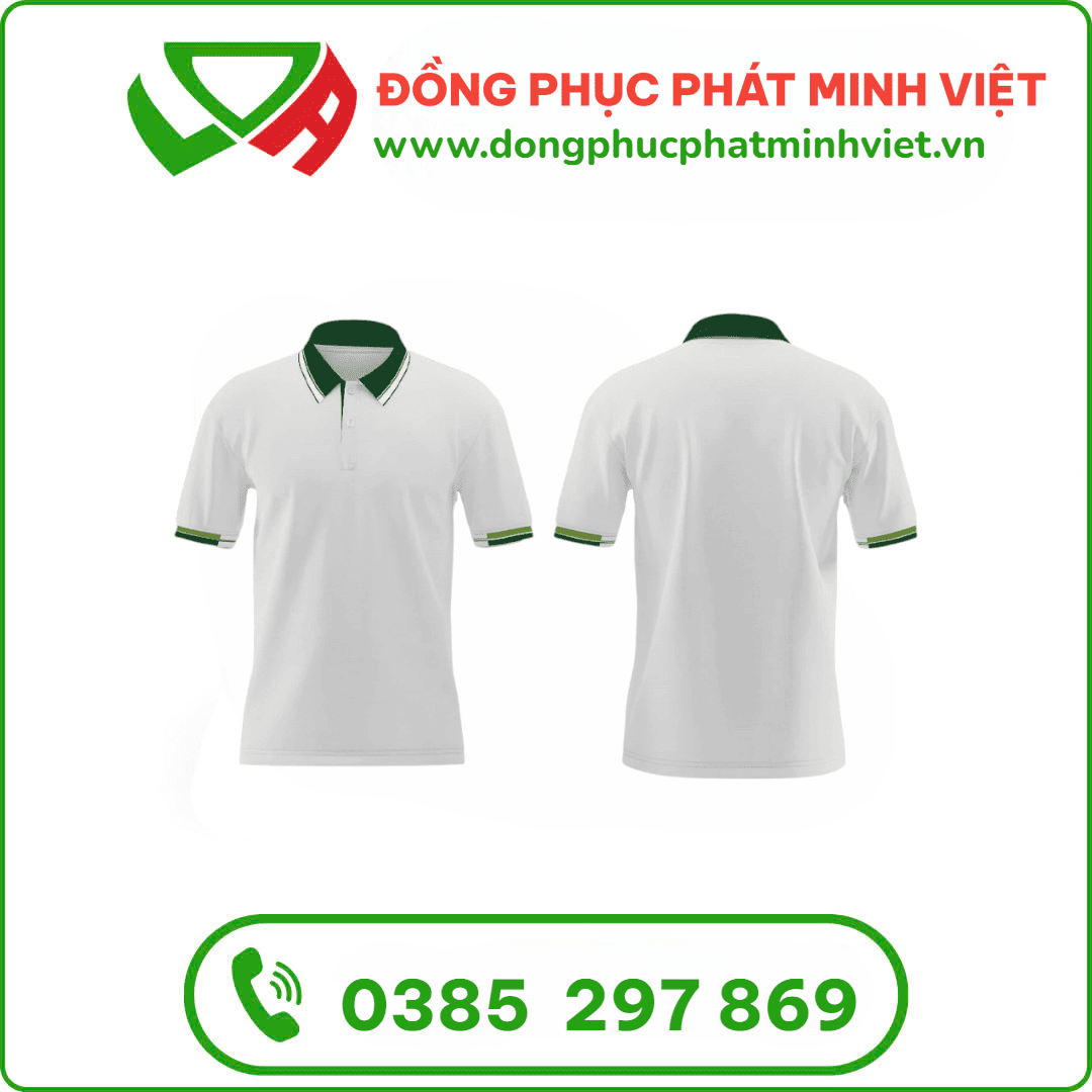 Áo thun đồng phục cổ trụ