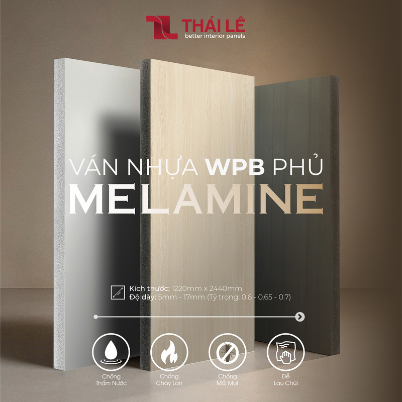 Ván nhựa phủ Melamine