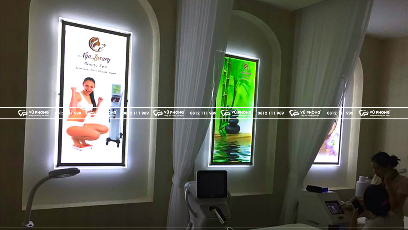 Biển quảng cáo tranh điện Mica siêu mỏng