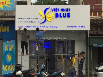 Thi công chuỗi biển quảng cáo