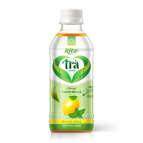 Trà xanh chanh bạc hà 350ml