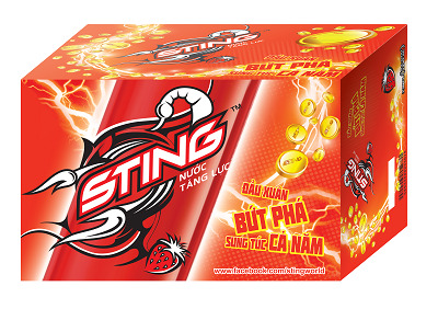Thùng nước ngọt Sting