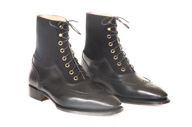 FSW024 - Wingtip Balmoral Boots đen