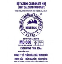 Bột đá nhẹ CaCO3 loại MĐ600