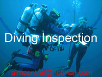 Làm cao hà - quay camera và giám định thực hiện công việc dưới nước	