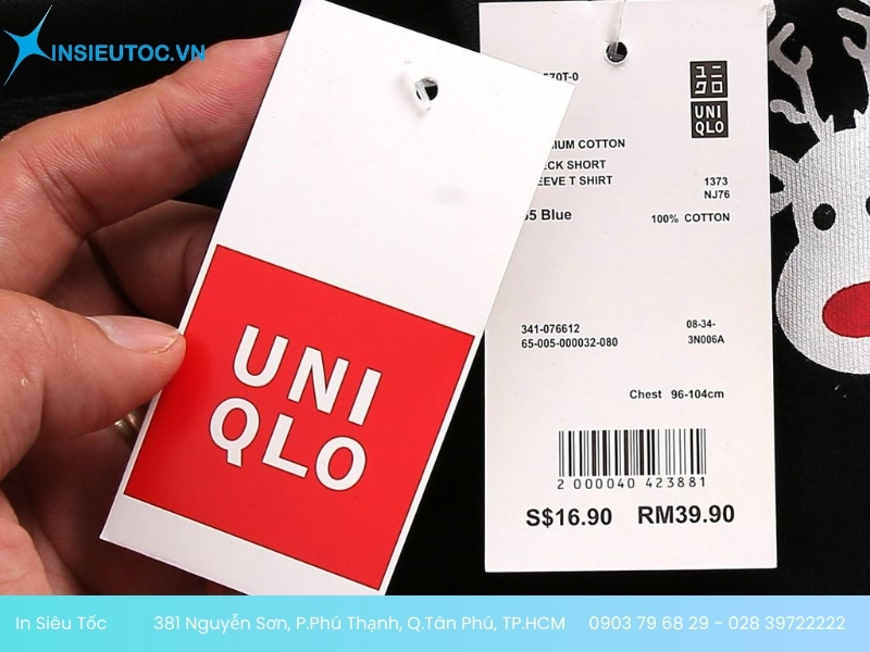 In tem nhãn  dán Shop thời trang